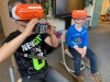 Virtual reality in dino land